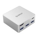 تبدیل USB C چندکاره اوریکو CDHU3