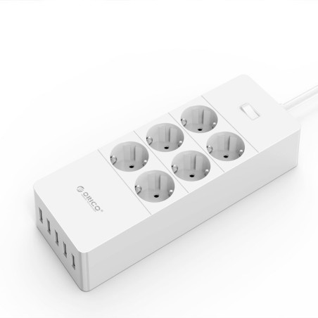 چند راهی برق USB دار ایرانی اوریکو HPC-6A5U-EU