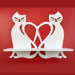 شلف دیواری اتاق کودک گربه