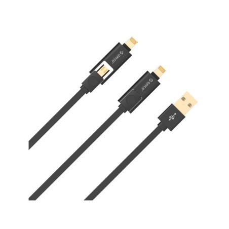 کابل دو کاره شارژ اندروید و آیفون ORICO LTE-10 USB 2.0