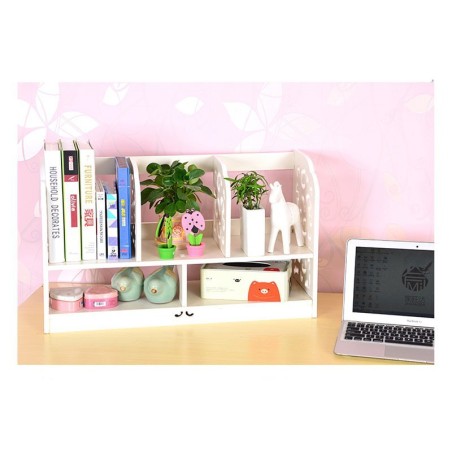 شلف کتابخانه رومیزی پنج خانه