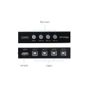 دیتا سوییچ 4 پورت USB 2.0 دستی اسکنر و پرینتر