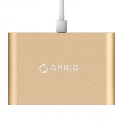 هاب 3 پورت USB C RC3A ORICO طلایی