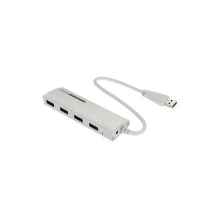 هاب لپ تاپ کابلی USB 3.0 پرتابل مینی 4 پورت کوچک فرانت
