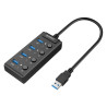 هاب لپ تاپ USB 3.0 اوریکو W9PH4-U3-V1