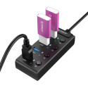 هاب لپ تاپ USB 3.0 کلید دار کوچک اوریکو W9PH4-U3-V1 ORICO