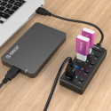 هاب لپ تاپ USB 3.0 کلید دار کوچک اوریکو W9PH4-U3-V1 ORICO