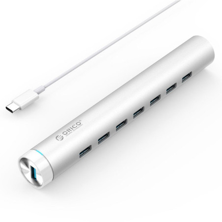 هاب مدادی 7 پورت آلومینیومی ARH7-U3 USB 3.0 ORICO