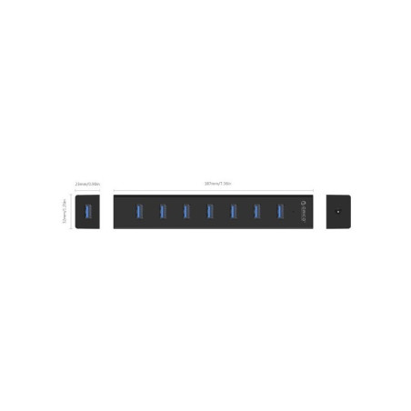 هاب بدون آداپتور 7 پورت اوریکو H7013-U3-V1 USB 3.0 ORICO