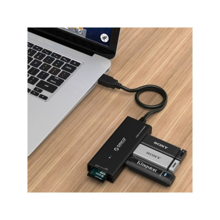 هاب سه پورت با کارت ریدر اوریکو H33TS-U3 USB 3.0 ORICO