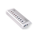 هاب و شارژر 8 پورت آلومینیومی UH4C4 USB 3.0 ORICO