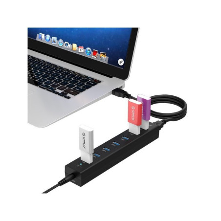 هاب آداپتور دار 7 پورت USB 3.0 اوریکو H7013-U3 ORICO