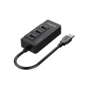 هاب و کارت شبکه USB 3.0 با RJ45 گیگابیت HR01-U3 ORICO