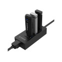 هاب و کارت شبکه USB 3.0 با RJ45 گیگابیت HR01-U3 ORICO