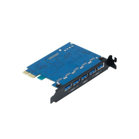 کارت USB3.0 PCI-Express PVU3-5O2I افزایش USB 3.0 هفت پورت