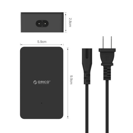 شارژر 5 پورت USB اوریکو ORICO CSE-5U قابلیت شارژ سریع