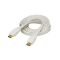 کابل فلت HDMI و تخت 3 بعدی 3D v1.4 سفید 1.5، 3 و 5 متری