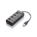 هاب USB 2.0 کلید دار 4 پورت ORICO HF4US