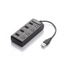 هاب کلید دار 4 پورت HF4US USB 2.0 ORICO