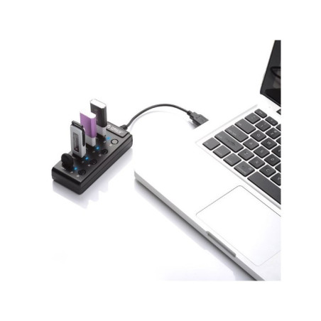 هاب کلید دار 4 پورت کابلی اوریکو ORICO HF4US USB 2.0
