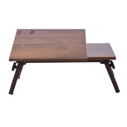 میز لپ تاپ تاشو چوبی بزرگ