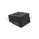 داک دوتایی اوریکو 6628US3-C SATA 3.0 USB3.0 ORICO