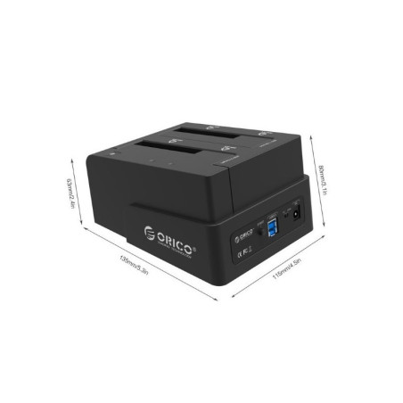داک دوتایی اوریکو 6628US3-C SATA 3.0 USB3.0 ORICO