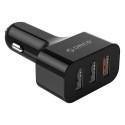 شارژر فندکی ماشین سریع QC3.0 UCH-Q3
