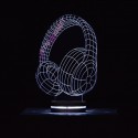 چراغ خواب 3D هدفون