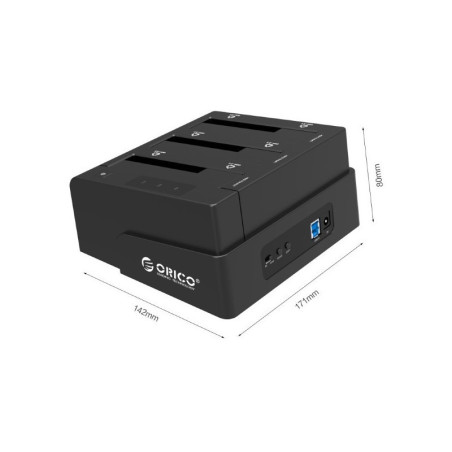 داک سه تایی هارد اوریکو 6638US3-C USB 3.0 SATA 3.0 ORICO