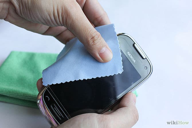 تمیز کردن تاچ موبایل