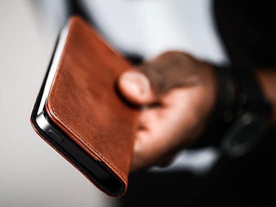 کیف چرم آیفون