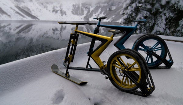 دوچرخه برفی