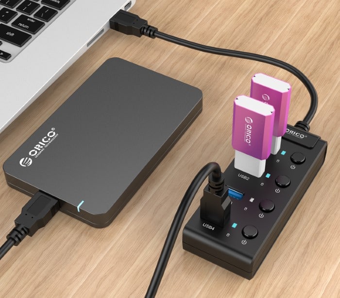هاب USB بدون آداپتور