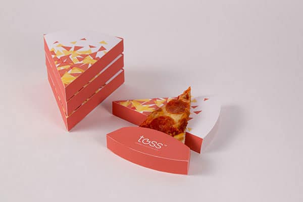 بسته بندی پیتزا مثلثی جالب