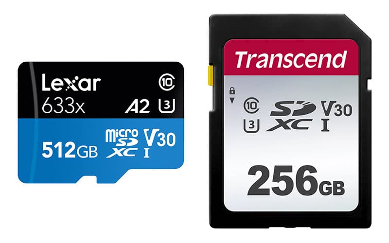رم موبایل و دوربین SD و microSD