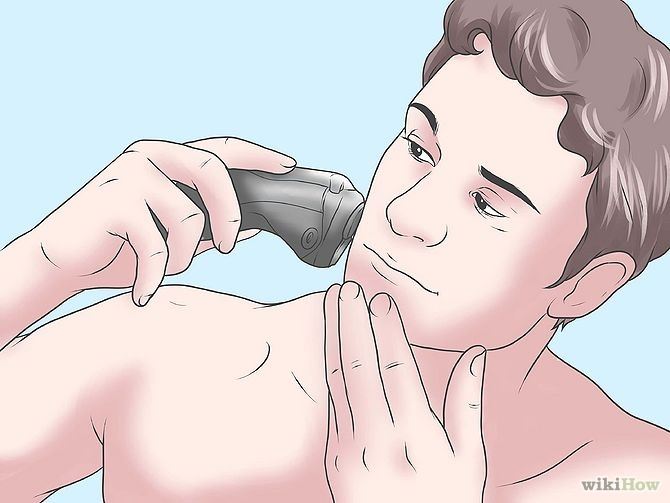 اصلاح با ریش تراش برقی