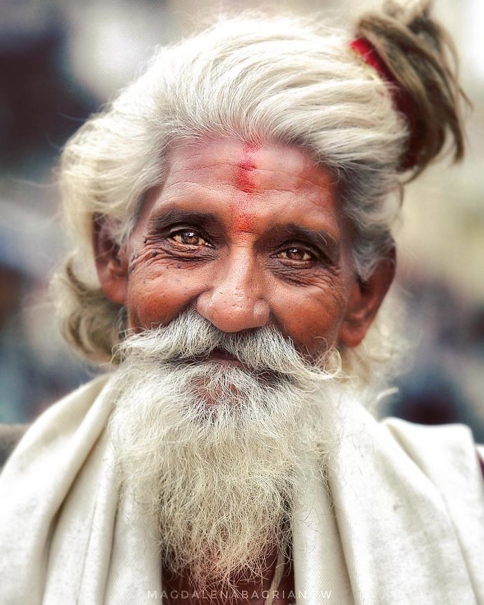 پیرمرد هندی