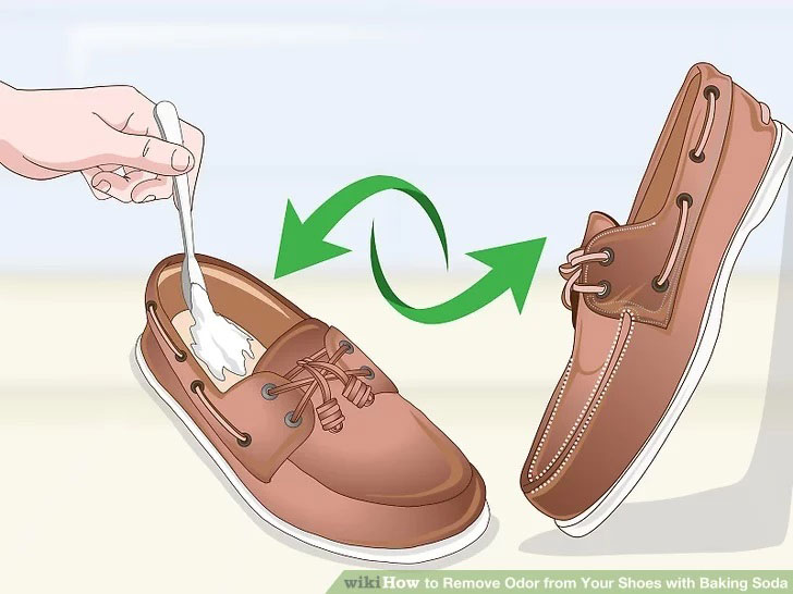 استفاده جوش شیرین در کفش